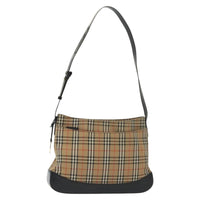 Burberry Burberry Shoulder Bag Nova Check Canvas Beige Canvas Bag (Pre-Loved)