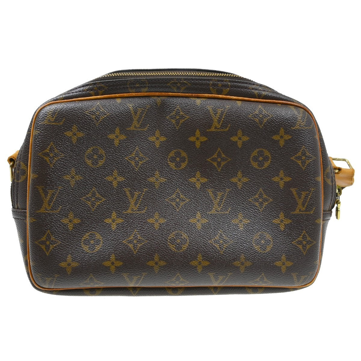 Louis Vuitton Reporter Bag Monogram Canvas Brown Canvas Shoulder Bag Bag (Pre-Loved)