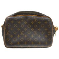 Louis Vuitton Reporter Bag Monogram Canvas Brown Canvas Shoulder Bag Bag (Pre-Loved)