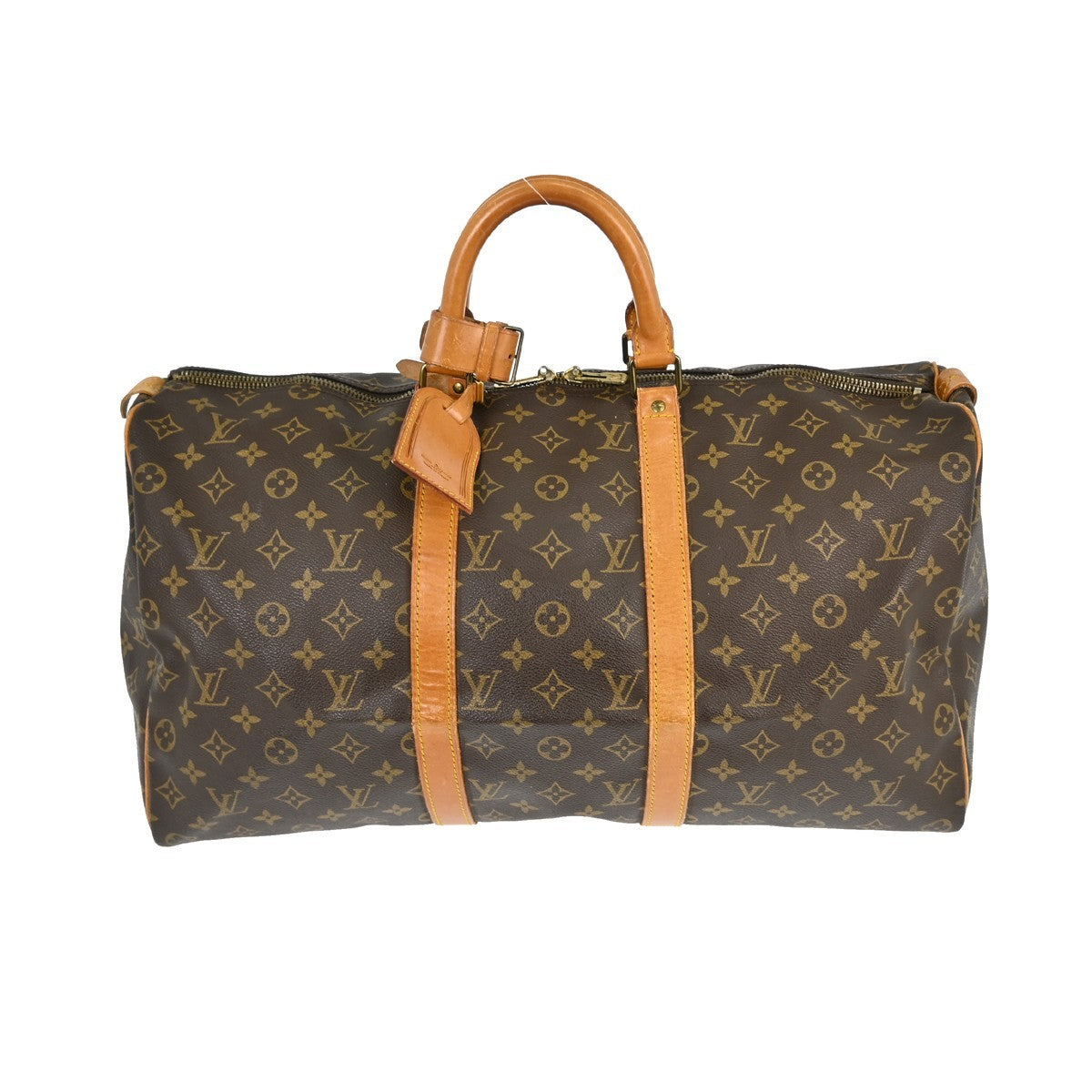 Louis Vuitton Louis Vuitton Keepall Bag Monogram Canvas Brown Canvas Travel Bag Bag (Pre-Loved)