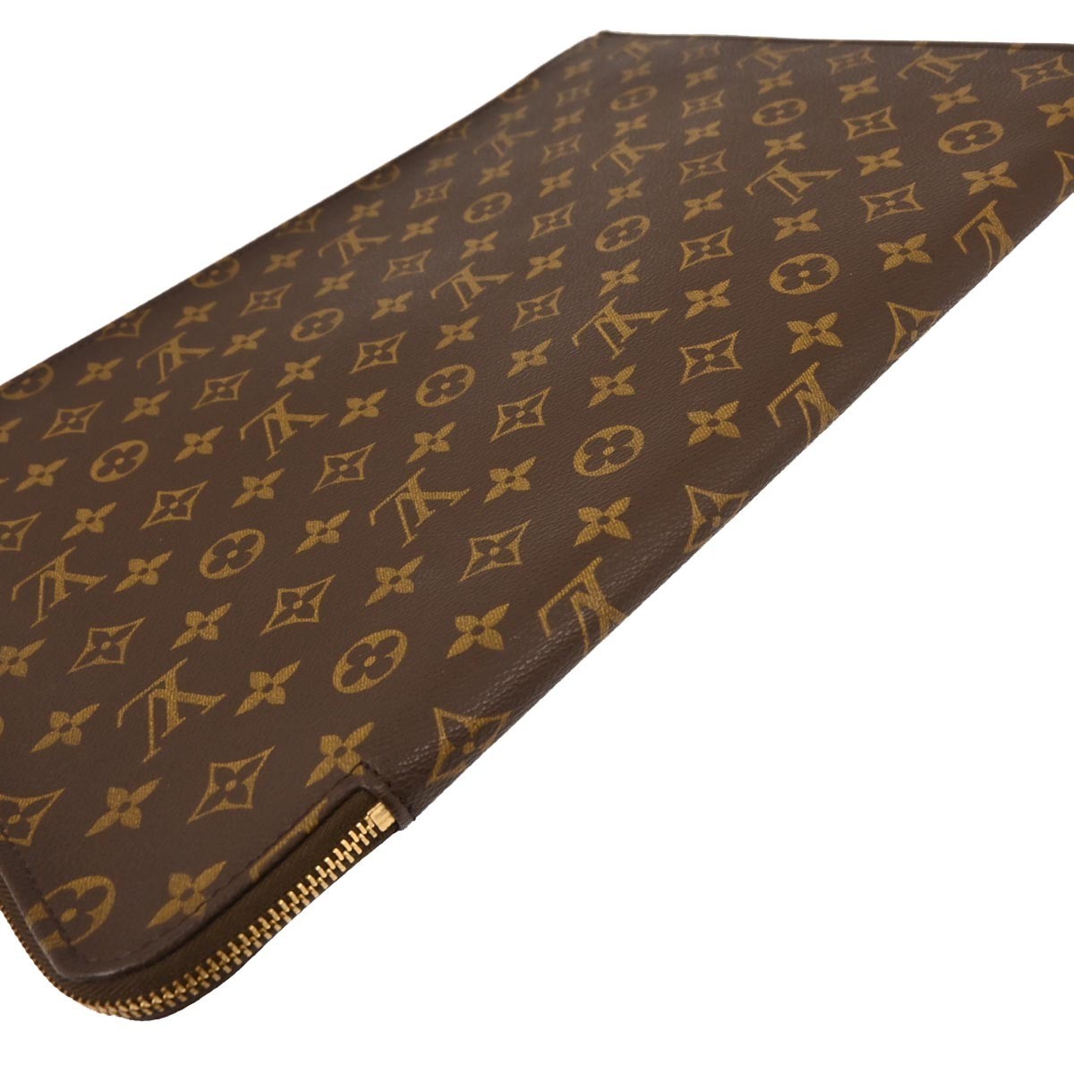 Louis Vuitton Etui Voyage Pouch Monogram Canvas Brown Canvas Clutche & Pouche Bag (Authentic Pre-Loved)