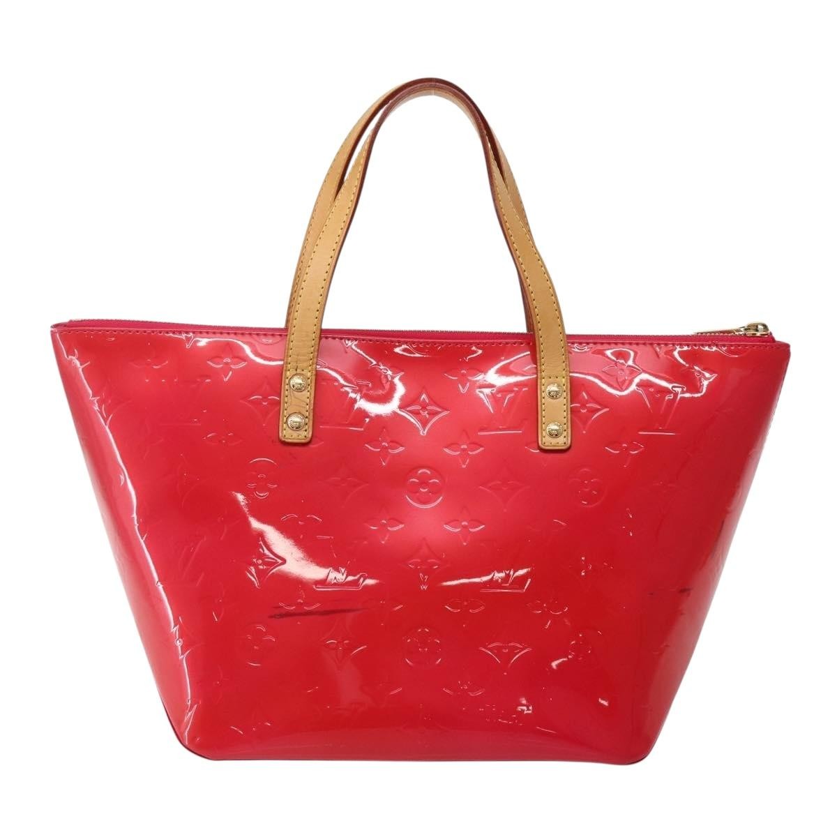 Louis Vuitton Louis Vuitton Bellevue Handbag Monogram Vernis Pink Patent_Leather Tote Bag Bag (Pre-Loved)