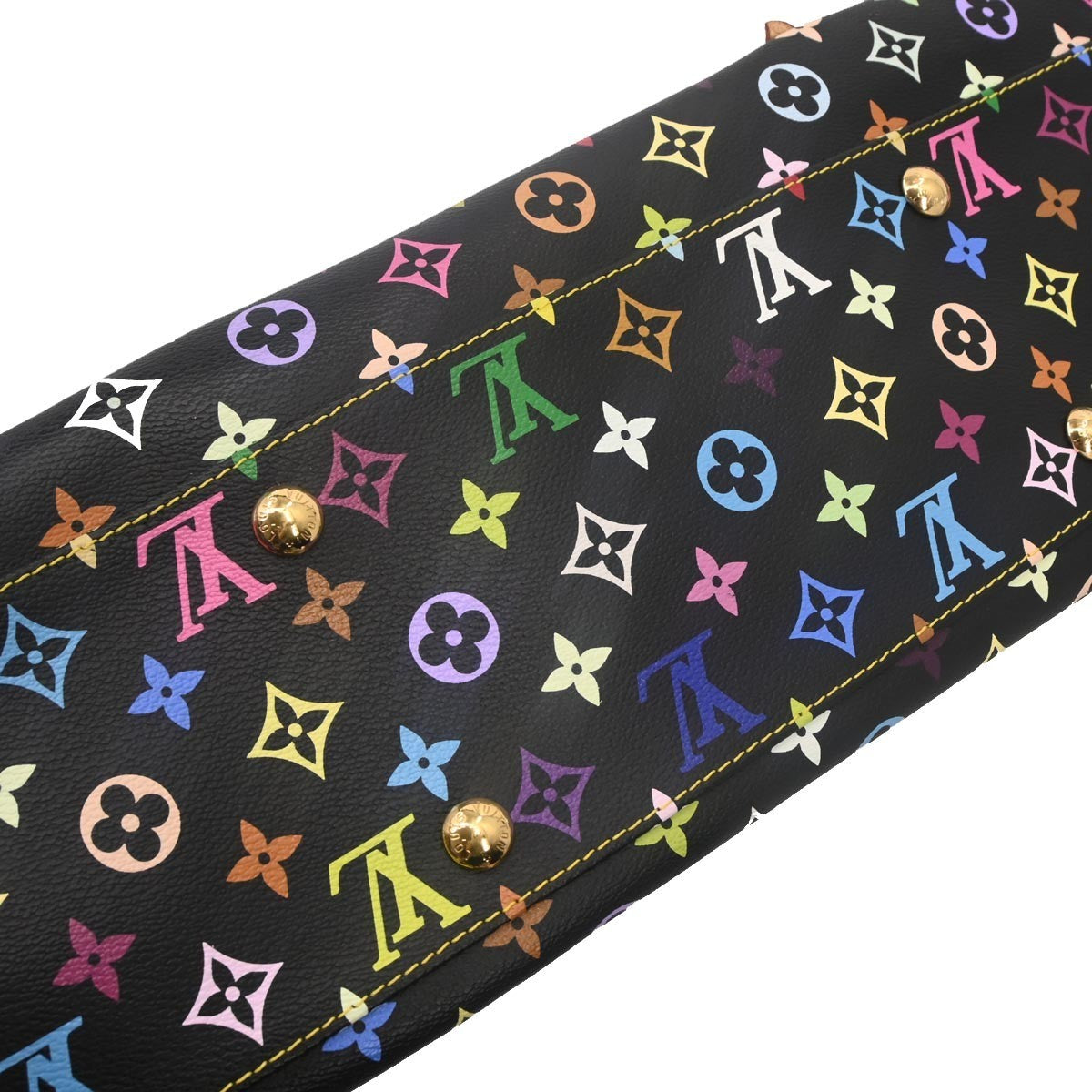 Louis Vuitton Louis Vuitton Aurelia Handbag Monogram Multicolor Black Canvas Tote Bag Bag (Authentic Pre-Loved)