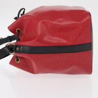 Louis Vuitton Bicolor Petit Noe Handbag Epi Leather Red Leather Shoulder Bag Bag (Pre-Loved)