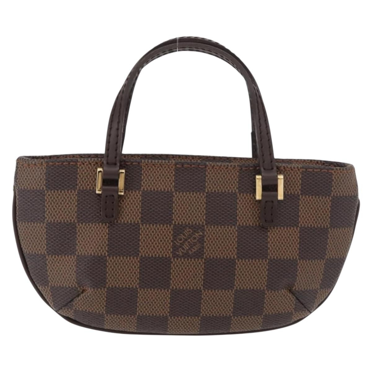 Louis Vuitton Manosque Pochette Damier Brown Canvas Clutche & Pouche Bag (Authentic Pre-Loved)