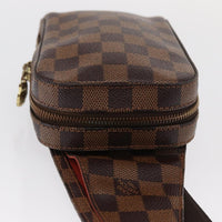 Louis Vuitton Geronimos Waist Bag Damier Brown Canvas Clutche & Pouche Bag (Pre-Loved)