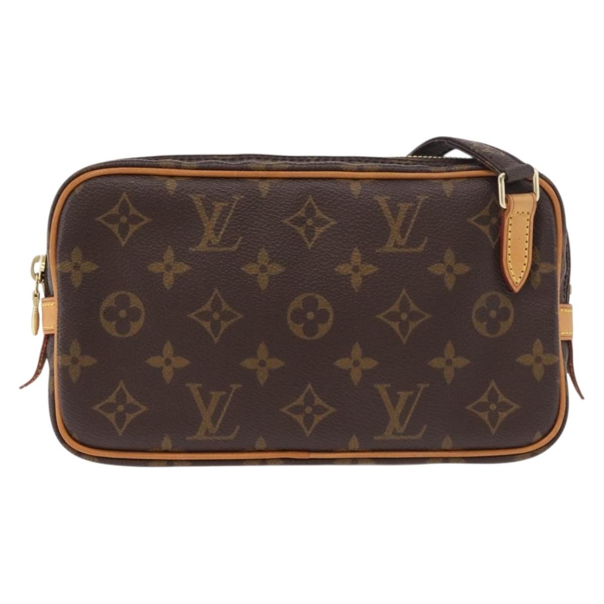 Louis Vuitton Louis Vuitton Pochette Marly Bandouliere Bag Monogram Canvas Brown Canvas Clutche & Pouche Bag (Authentic Pre-Loved)