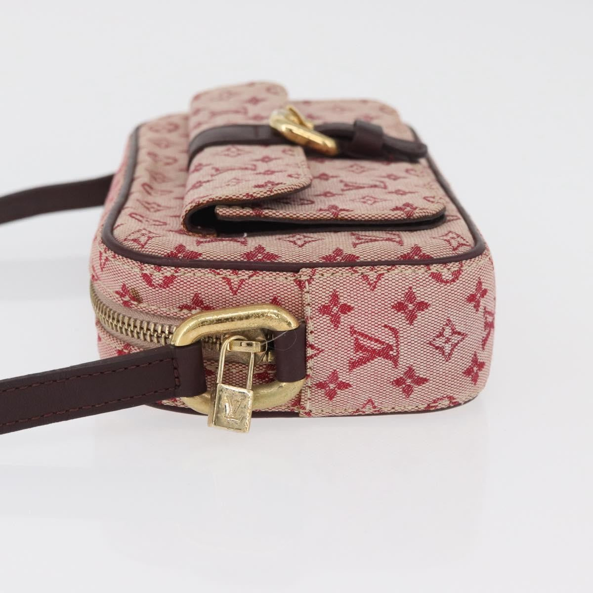 Louis Vuitton Juliette Crossbody Bag Mini Lin Red Canvas Shoulder Bag Bag (Authentic Pre-Loved)