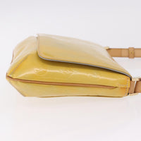 Louis Vuitton Thompson Street Handbag Monogram Vernis Yellow Patent_Leather Shoulder Bag Bag (Authentic Pre-Loved)