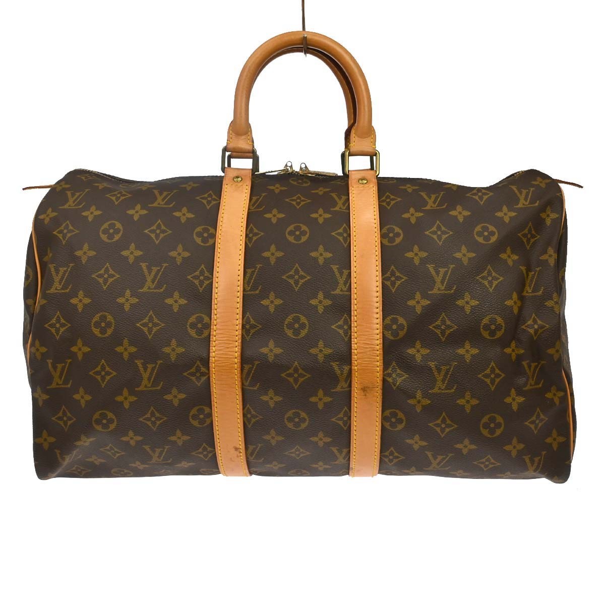 Louis Vuitton Louis Vuitton Keepall Bag Monogram Canvas Brown Canvas Travel Bag Bag (Pre-Loved)