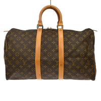 Louis Vuitton Louis Vuitton Keepall Bag Monogram Canvas Brown Canvas Travel Bag Bag (Pre-Loved)