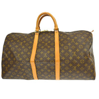 Louis Vuitton Louis Vuitton Keepall Bag Monogram Canvas Brown Canvas Travel Bag Bag (Authentic Pre-Loved)