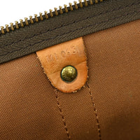 Louis Vuitton Keepall Bag Monogram Canvas Brown Canvas Travel Bag Bag (Authentic Pre-Loved)