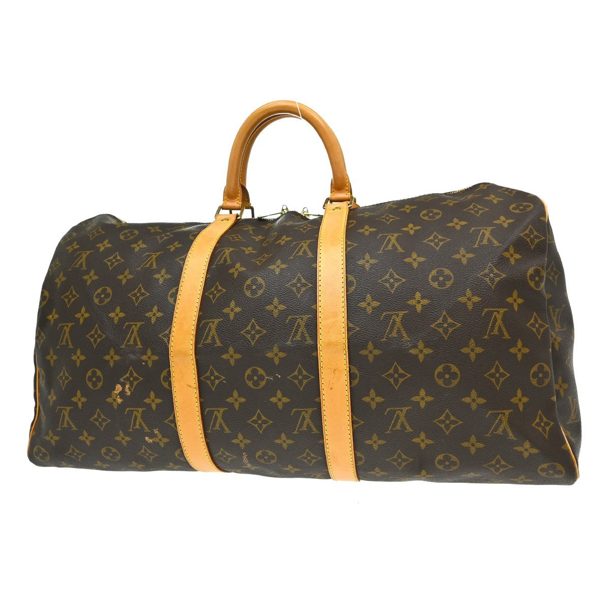Louis Vuitton Louis Vuitton Keepall Bag Monogram Canvas Brown Canvas Travel Bag Bag (Authentic Pre-Loved)