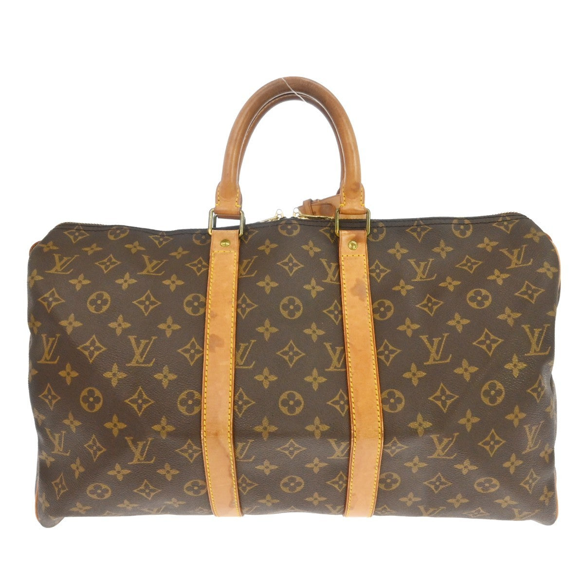 Louis Vuitton Louis Vuitton Keepall Bag Monogram Canvas Brown Canvas Travel Bag Bag (Authentic Pre-Loved)