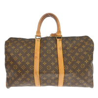 Louis Vuitton Louis Vuitton Keepall Bag Monogram Canvas Brown Canvas Travel Bag Bag (Authentic Pre-Loved)