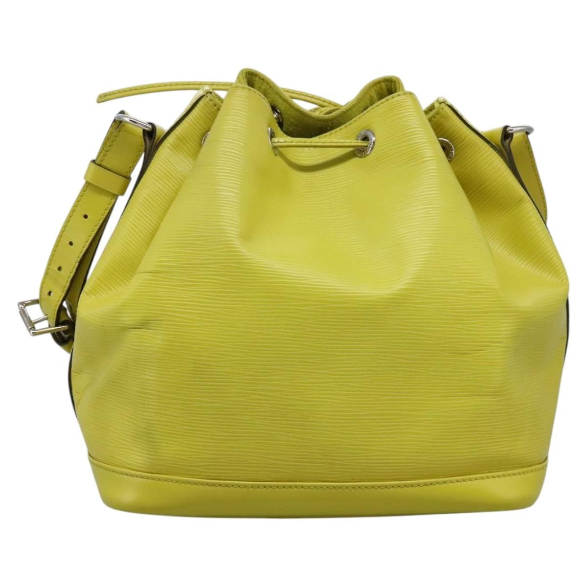 Louis Vuitton Petit Noe Handbag Epi Leather Green Leather Shoulder Bag Bag (Authentic Pre-Loved)