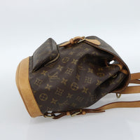 Louis Vuitton Vintage Montsouris Backpack Monogram Canvas Brown Canvas Backpack Bag (Authentic Pre-Loved)