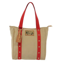 Louis Vuitton Antigua Tote Canvas Beige Canvas Tote Bag Bag (Pre-Loved)