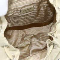Prada Sac À Dos Re-Nylon Nylon Beige Nylon Backpack Bag (Authentic Pre-Loved)