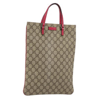 Gucci Joy Plus Flat Tote Gg Coated Canvas Beige Pvc Tote Bag Bag (Authentic Pre-Loved)
