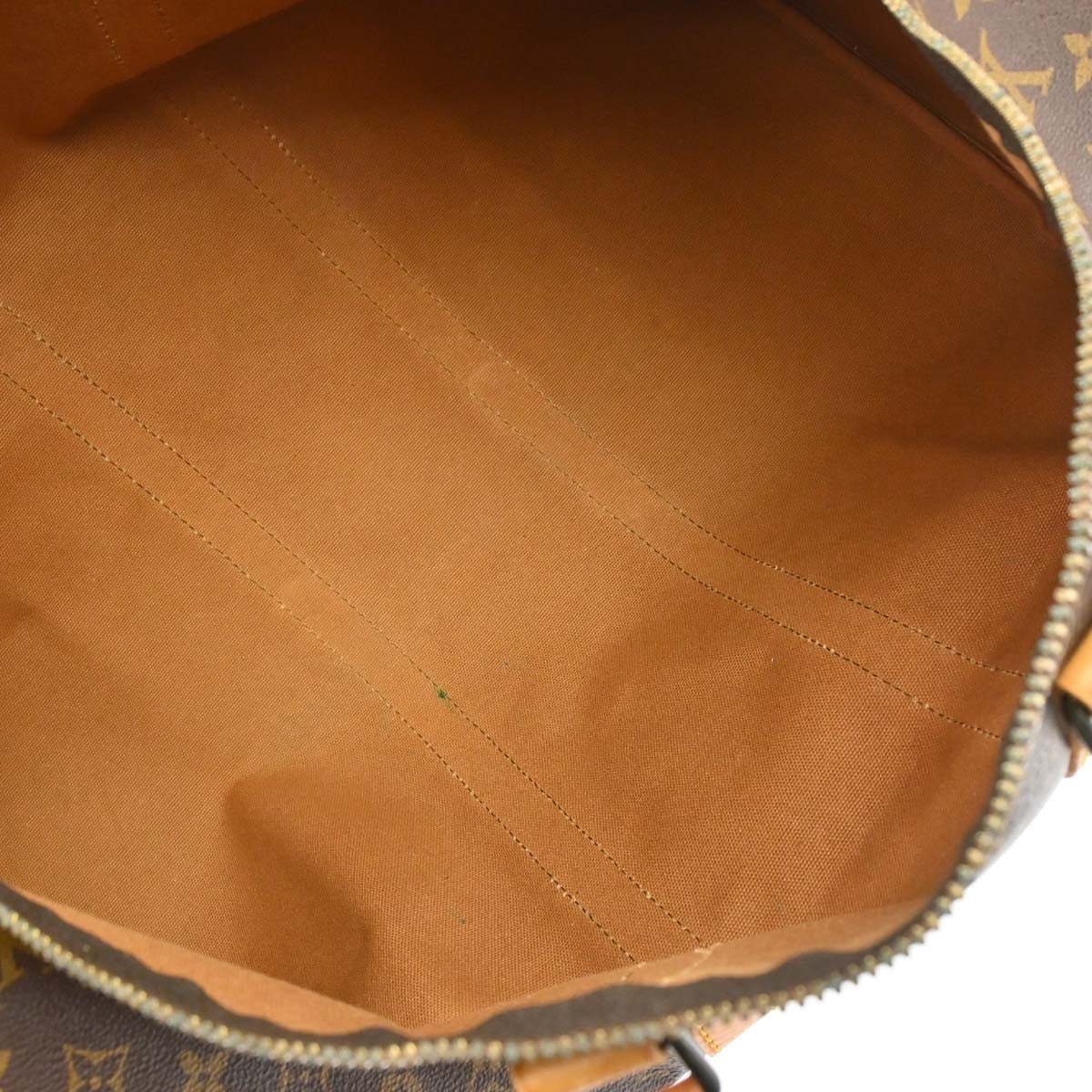 Louis Vuitton Keepall Bag Monogram Canvas Brown Canvas Travel Bag Bag (Pre-Loved)