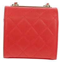 Chanel Trendy Cc Clutch With Chain Quilted Lambskin Red Leather Clutche & Pouche Bag (Pre-Loved)