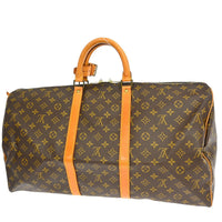 Louis Vuitton Louis Vuitton Keepall Bag Monogram Canvas Brown Canvas Travel Bag Bag (Pre-Loved)