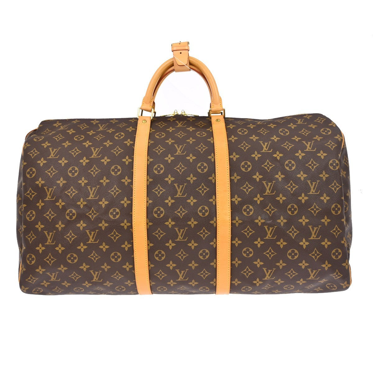 Louis Vuitton Louis Vuitton Keepall Bag Monogram Canvas Brown Canvas Travel Bag Bag (Authentic Pre-Loved)