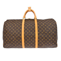 Louis Vuitton Louis Vuitton Keepall Bag Monogram Canvas Brown Canvas Travel Bag Bag (Authentic Pre-Loved)
