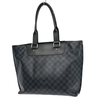 Louis Vuitton Cabas Voyage Damier Cobalt Black Canvas Tote Bag Bag (Pre-Loved)