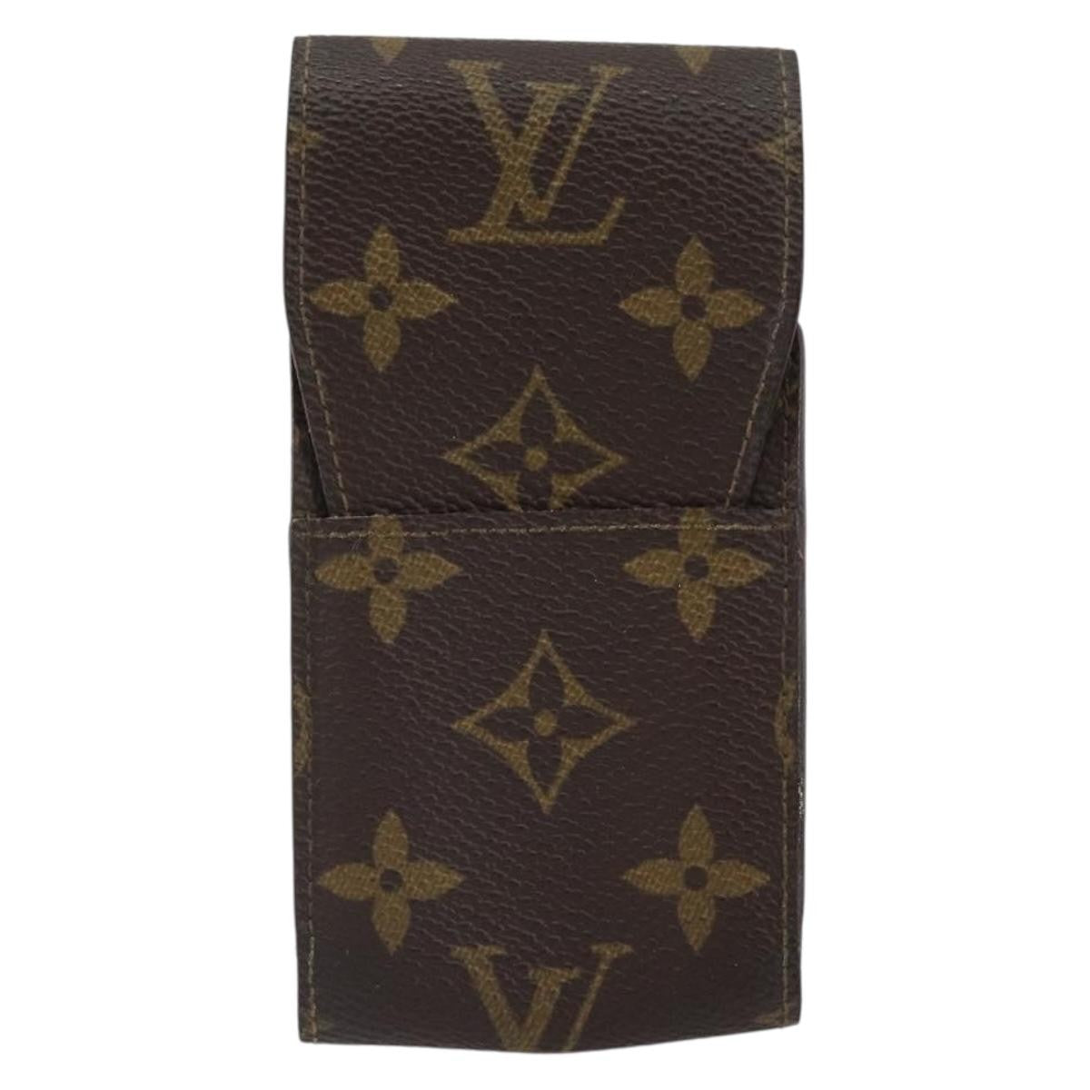 Louis Vuitton Etui Cigarette Case Monogram Canvas Brown Canvas Wallets Accessory (Authentic Pre-Loved)