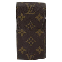 Louis Vuitton Etui Cigarette Case Monogram Canvas Brown Canvas Wallets Accessory (Authentic Pre-Loved)