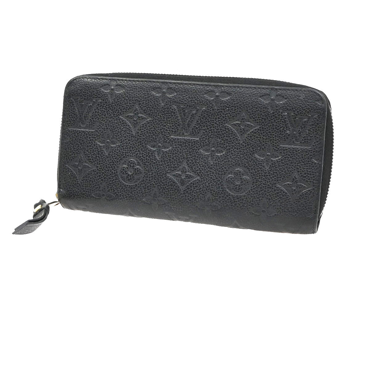 Louis Vuitton Portefeuille Zippy Monogramme Empreinte Monogramme Empreinte Black Leather Wallets Accessory (Authentic Pre-Loved)