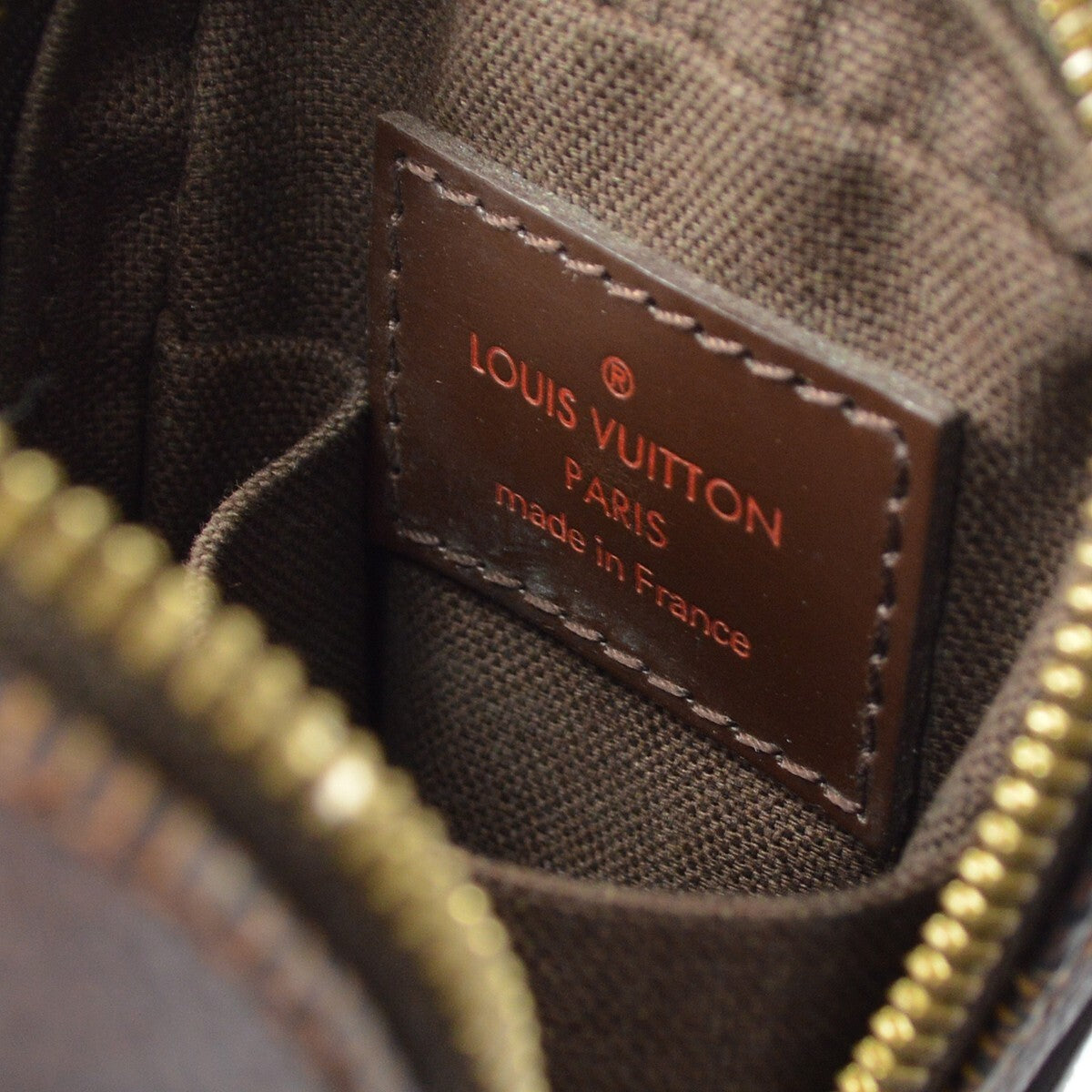 Louis Vuitton Etui Okapi Camera Case Damier Brown Canvas Shoulder Bag Bag (Authentic Pre-Loved)