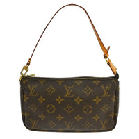 Louis Vuitton Louis Vuitton Pochette Accessoires Nm Monogram Canvas Brown Canvas Clutche & Pouche Bag (Pre-Loved)