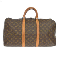 Louis Vuitton Louis Vuitton Keepall Bag Monogram Canvas Brown Canvas Travel Bag Bag (Pre-Loved)