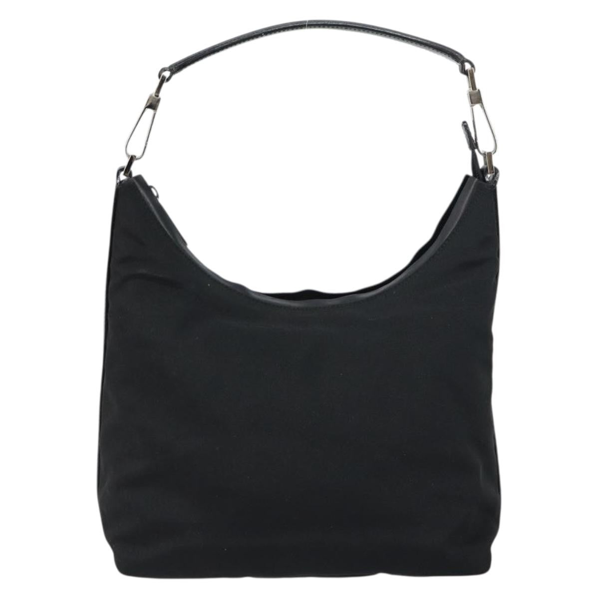 Gucci Zip Hobo Nylon Black Nylon Shoulder Bag Bag (Authentic Pre-Loved)