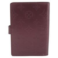 Louis Vuitton Agenda Cover Monogram Canvas Purple Canvas Clutche & Pouche Bag (Authentic Pre-Loved)