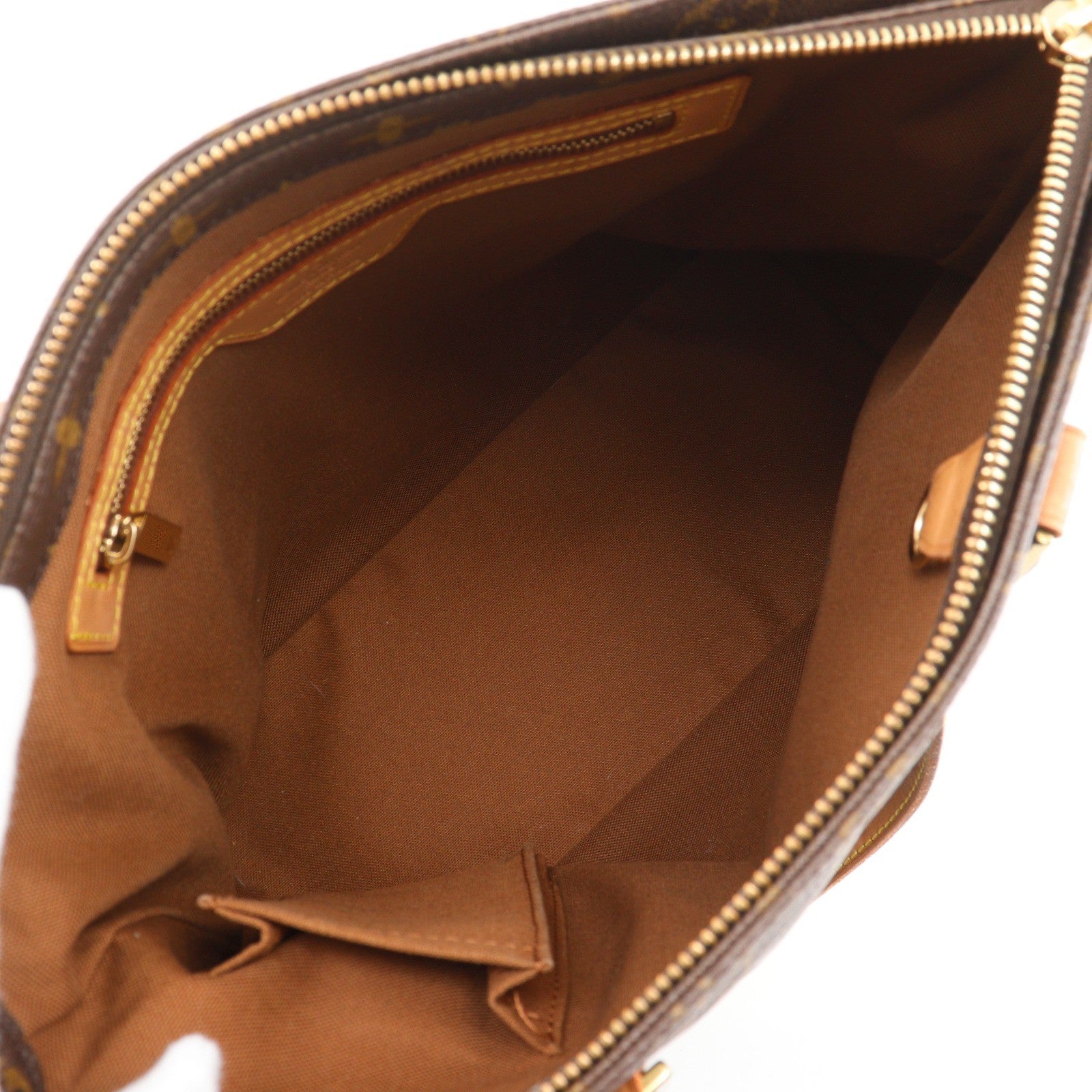 Louis Vuitton Cabas Piano Monogram Canvas Brown Canvas Tote Bag Bag (Authentic Pre-Loved)