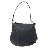 Prada Vintage Shoulder Bag Leather Navy Leather Shoulder Bag Bag (Authentic Pre-Loved)
