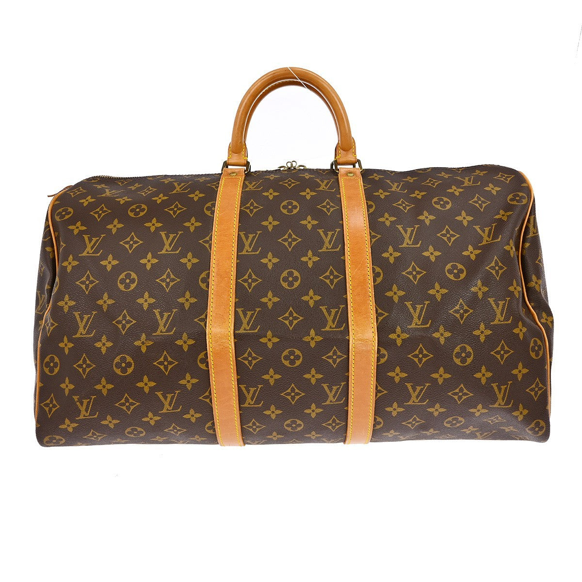 Louis Vuitton Louis Vuitton Keepall Bag Monogram Canvas Brown Canvas Travel Bag Bag (Authentic Pre-Loved)