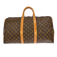 Louis Vuitton Louis Vuitton Keepall Bag Monogram Canvas Brown Canvas Travel Bag Bag (Authentic Pre-Loved)