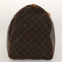 Louis Vuitton Keepall Bag Monogram Canvas Brown Canvas Travel Bag Bag (Authentic Pre-Loved)
