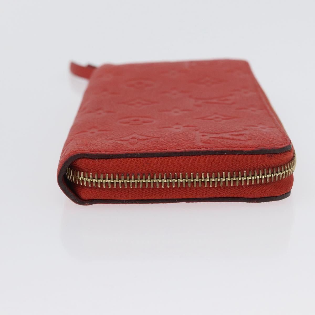 Louis Vuitton Portefeuille Zippy Monogramme Empreinte Monogramme Empreinte Orange Leather Wallets Accessory (Authentic Pre-Loved)