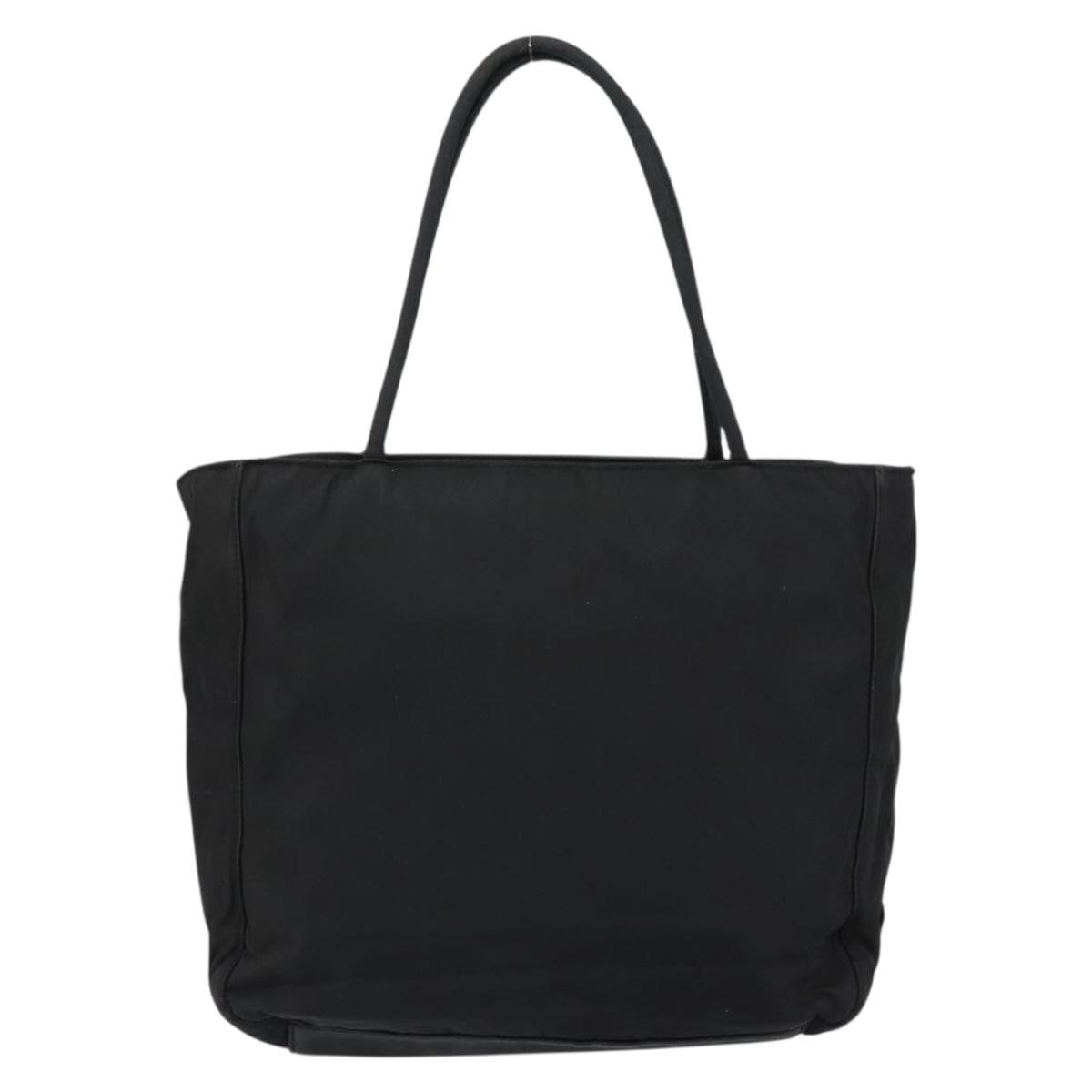 Prada Vintage Tote Tessuto Black Nylon Tote Bag Bag (Authentic Pre-Loved)