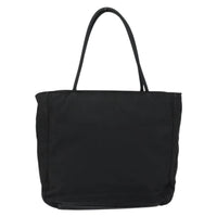 Prada Vintage Tote Tessuto Black Nylon Tote Bag Bag (Authentic Pre-Loved)