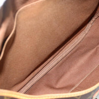 Louis Vuitton Saumur Handbag Monogram Canvas Brown Canvas Shoulder Bag Bag (Authentic Pre-Loved)