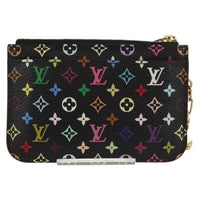 Louis Vuitton Pochette Clés Nm Monogram Multicolor Canvas Black Canvas Wallets Accessory (Authentic Pre-Loved)