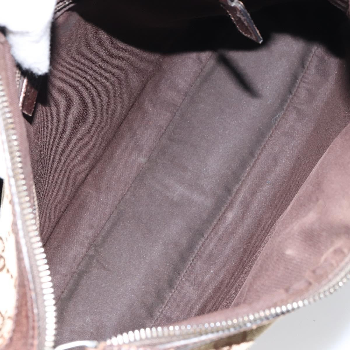 Gucci Gg Canvas Bag Canvas Beige Canvas Shoulder Bag Bag (Pre-Loved)